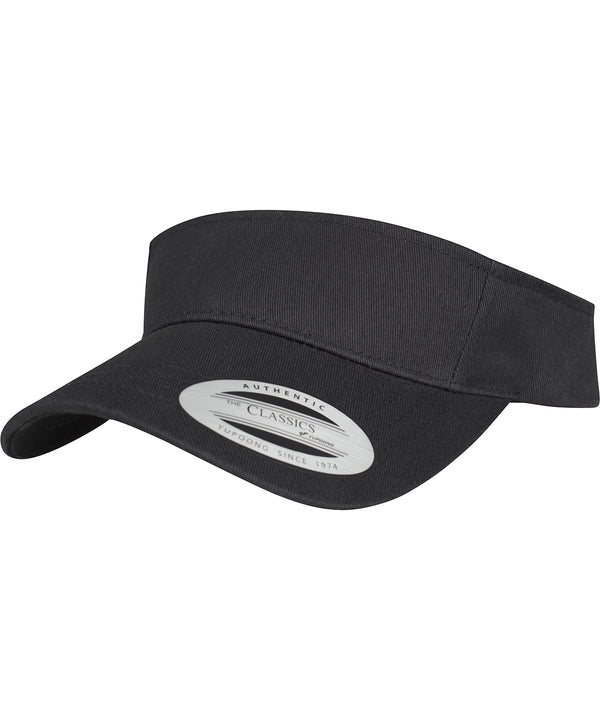 Flexfit Curved Visor Cap - Black