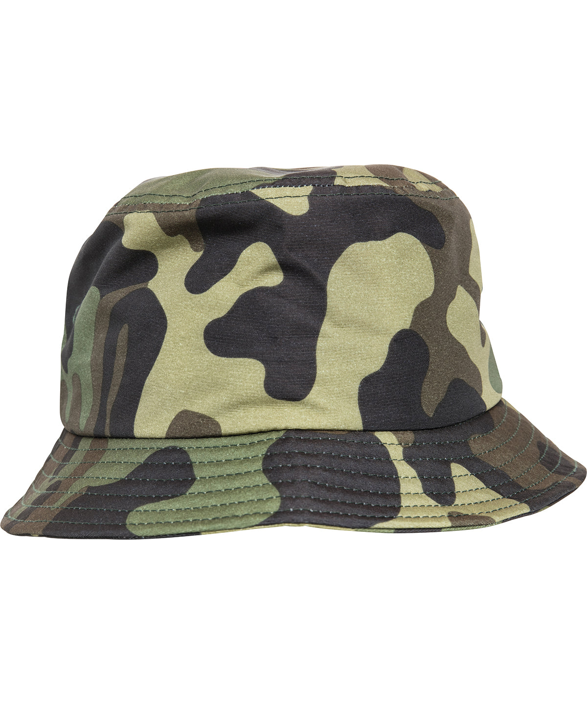 Flexfit Camo Bucket Hat - Green Camo