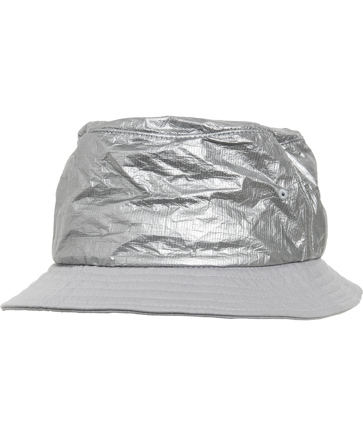 Flexfit Crinkled Paper Bucket Hat - Silver