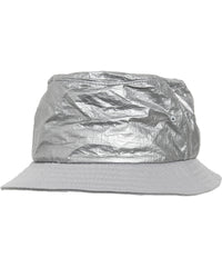 Flexfit Crinkled Paper Bucket Hat - Silver