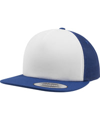 Flexfit Foam Trucker with White Front - Royal/White/Royal