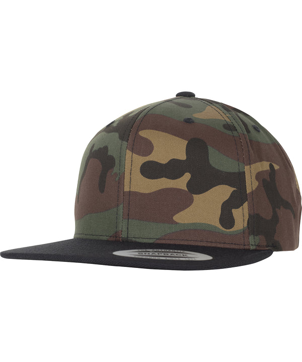 Flexfit Classic Snapback 2-tone Camo - Green Camo/Black