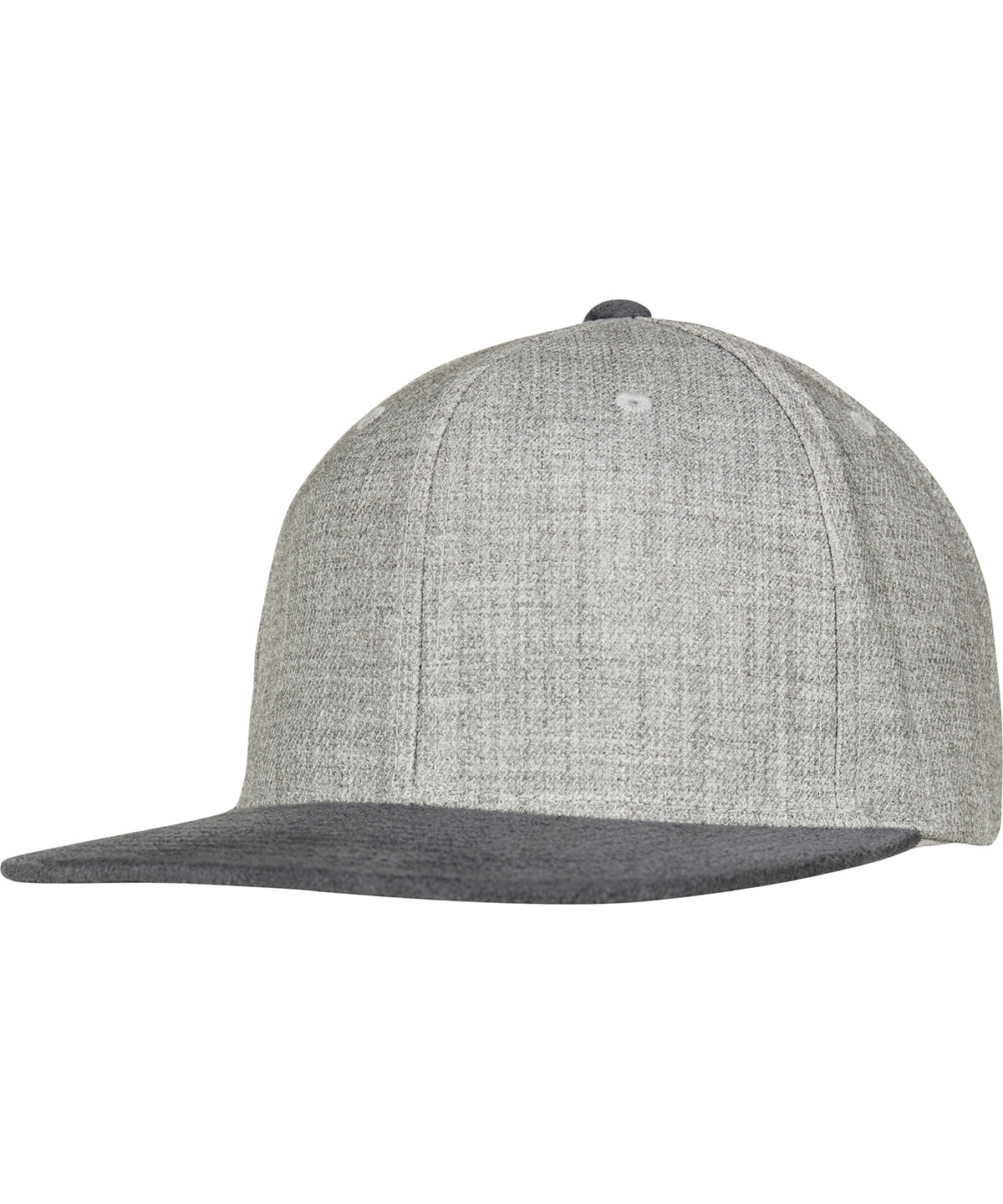 Flexfit Melange Velour Snapback - Grey/Grey