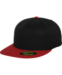 Flexfit Premium 210 Fitted 2-tone - Black/Red