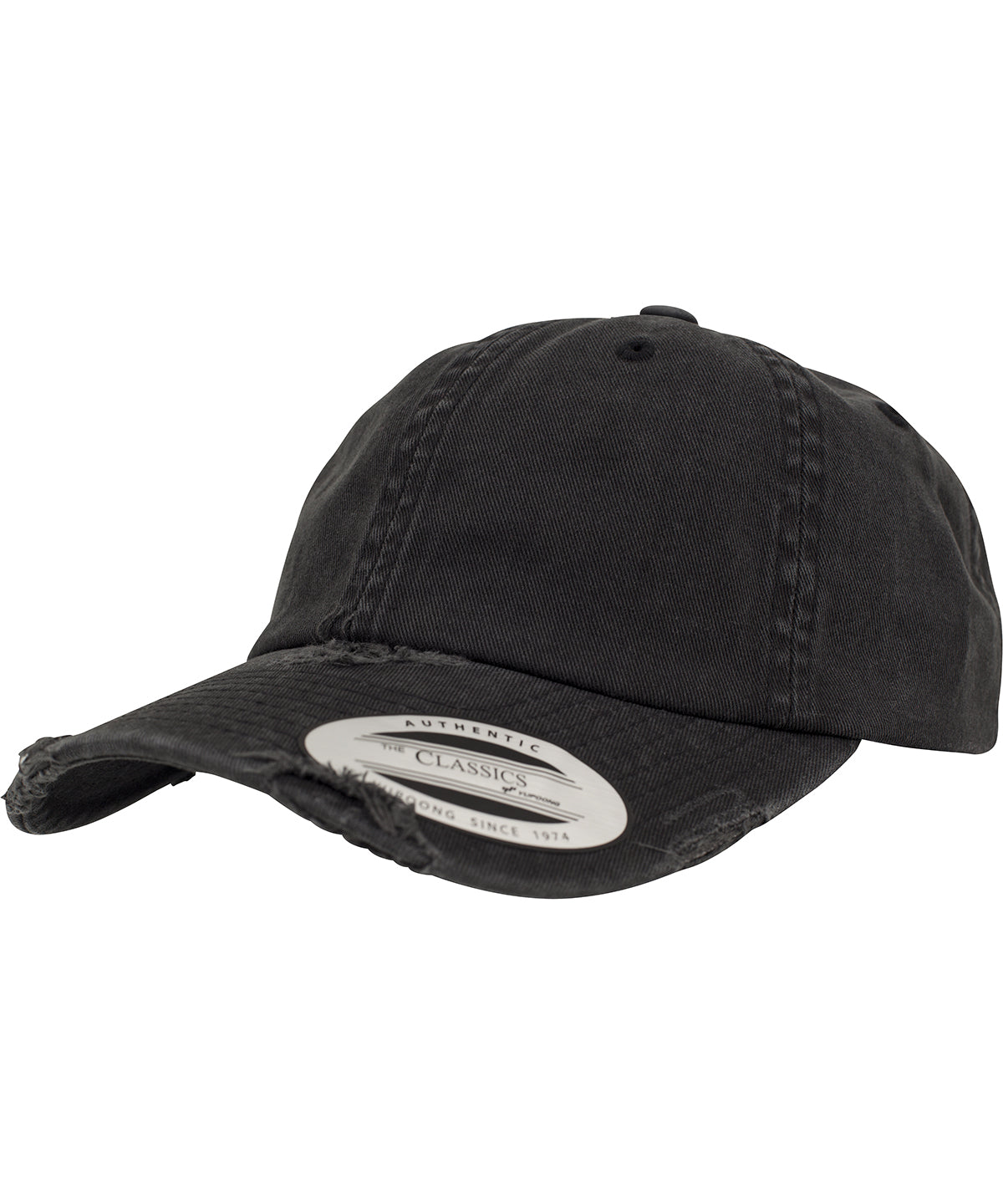 Flexfit Low-profile Destroyed Cap - Black