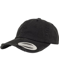 Flexfit Low-profile Destroyed Cap - Black