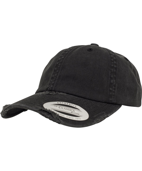 Flexfit Low-profile Destroyed Cap - Black