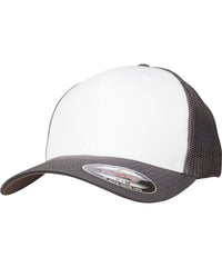 Flexfit Mesh Coloured Front - Dark Grey/White/Dark Grey