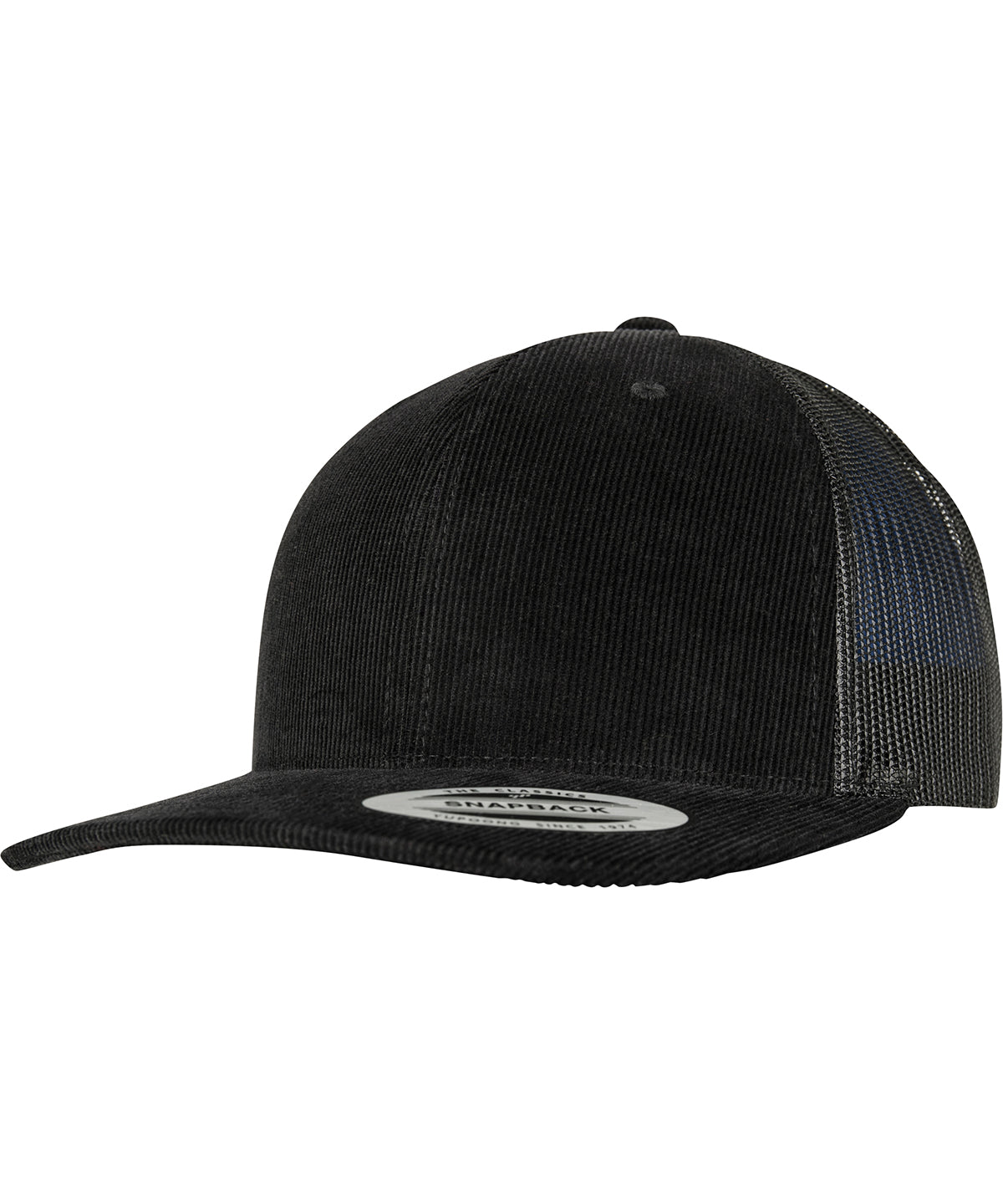 Flexfit Corduroy Retro Trucker - Black