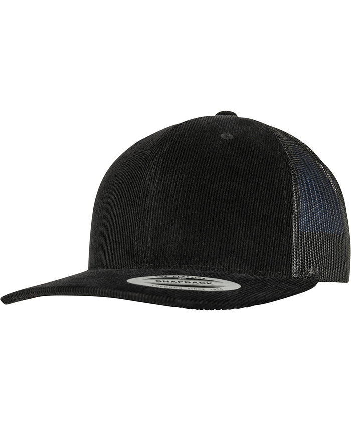 Flexfit Corduroy Retro Trucker - Black