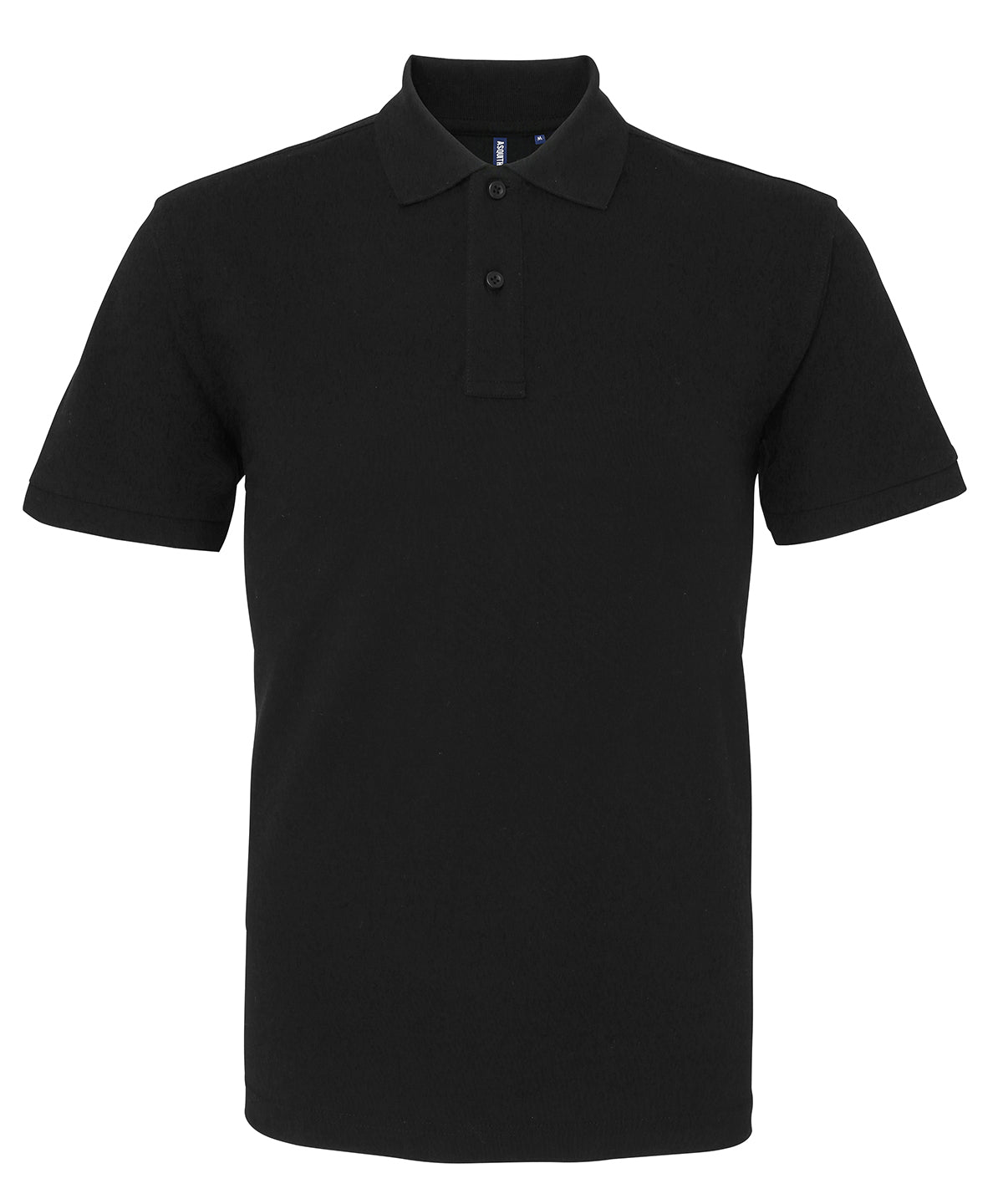 Asquith & Fox Men's Organic Polo - Black