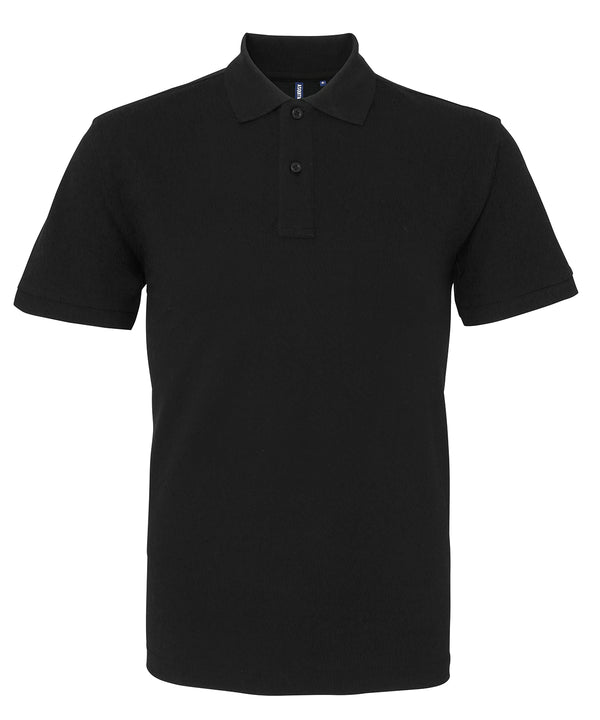 Asquith & Fox Men's Organic Polo - Black