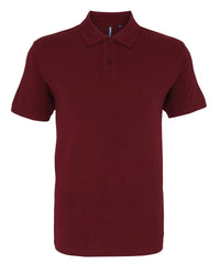 Asquith & Fox Men's Organic Polo - Burgundy