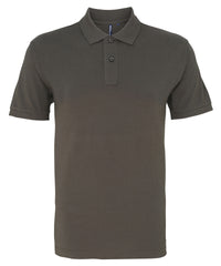 Asquith & Fox Men's Organic Polo - Slate