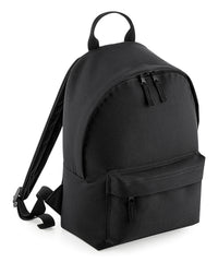 BagBase Mini Fashion Backpack - Black/Black