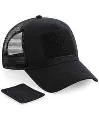 Beechfield Patch Snapback Trucker - Black