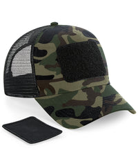 Beechfield Patch Snapback Trucker - Jungle Camo