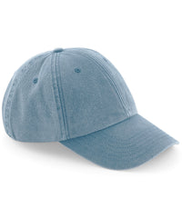 Beechfield Low-profile Vintage Cap - Vintage Light Denim