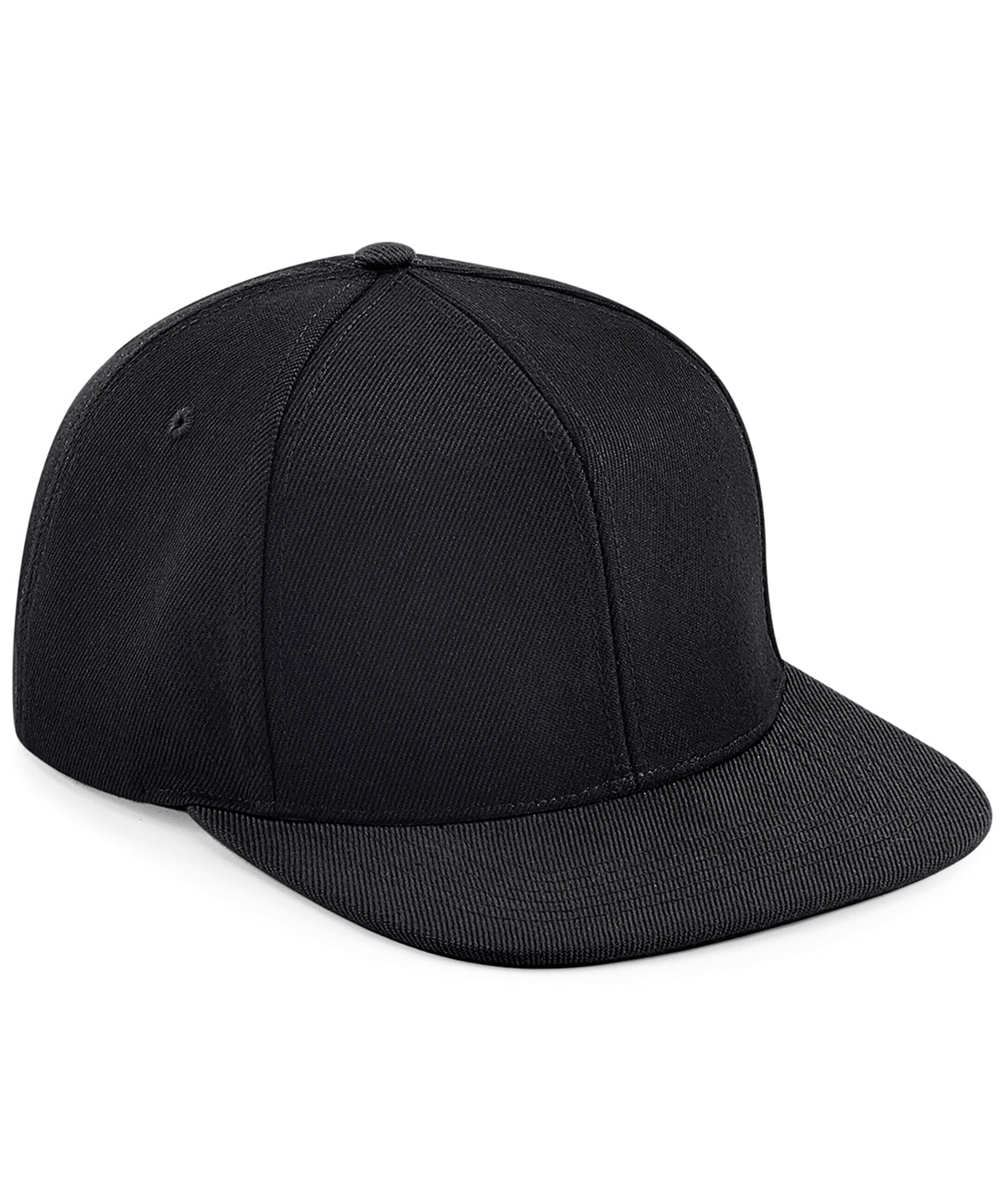 Beechfield Original Flat Peak 6-panel Snapback - Black/Black