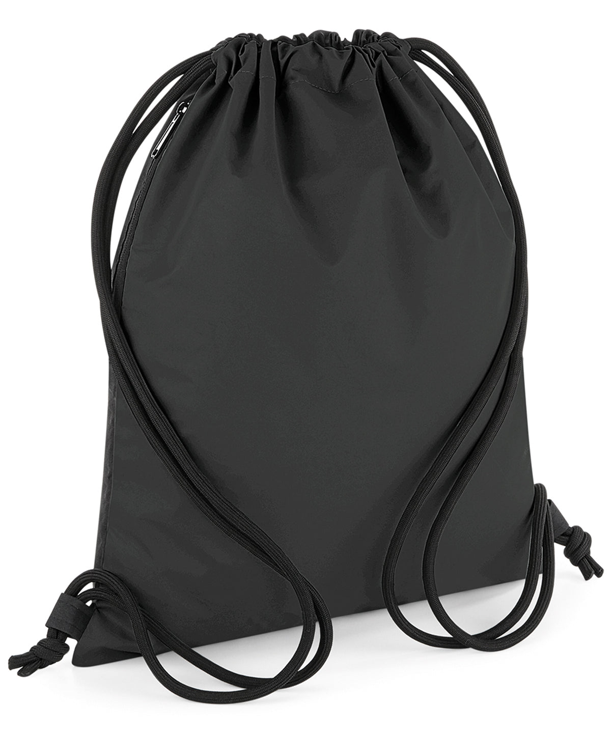 BagBase Reflective Gymsac - Black Reflective