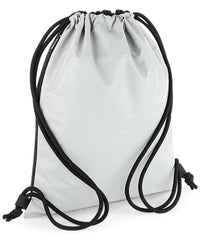 BagBase Reflective Gymsac - Silver Reflective