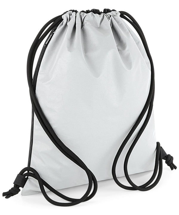 BagBase Reflective Gymsac - Silver Reflective