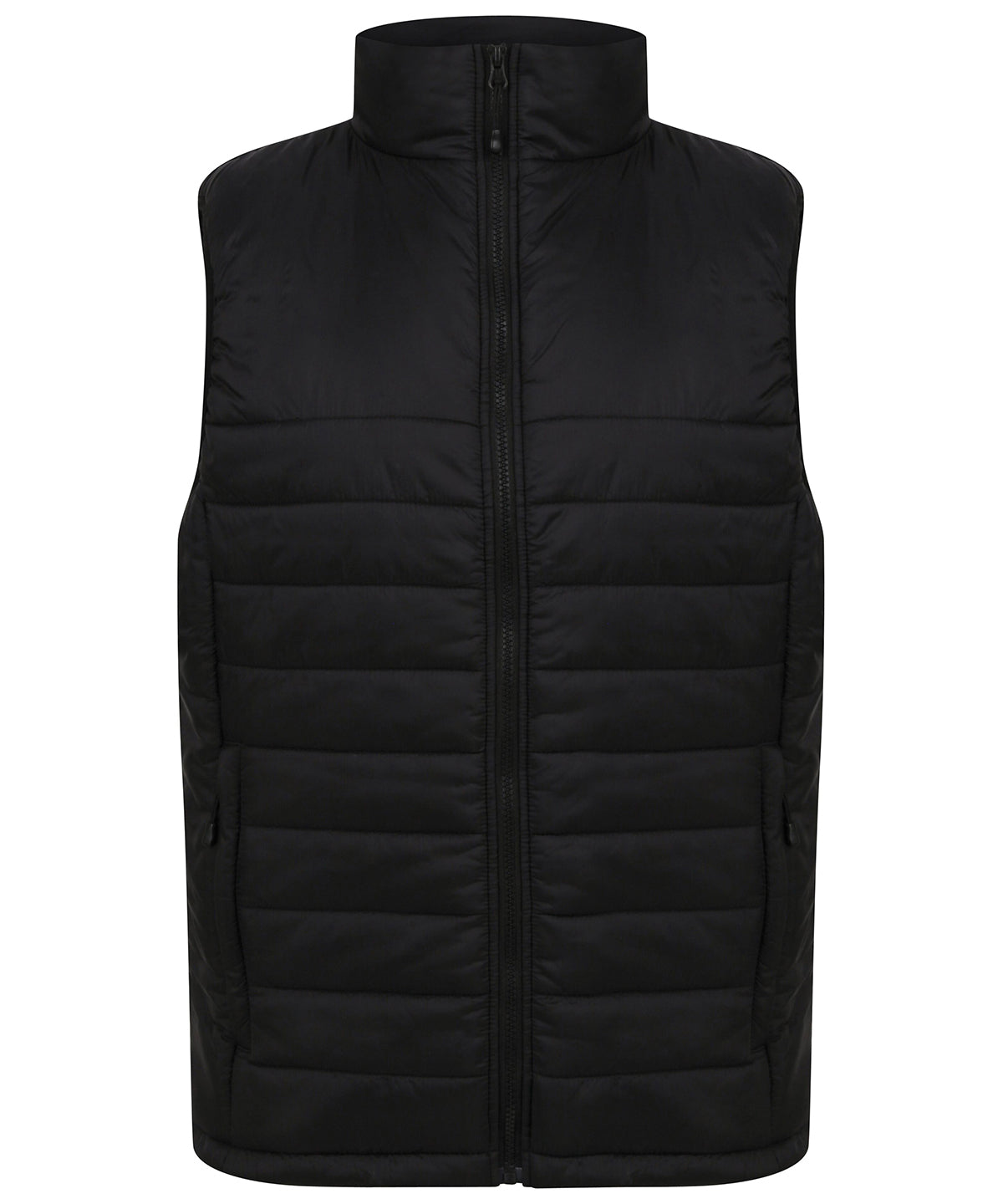 Henbury Unisex Padded Gilet - Black