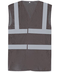 Yoko Top Cool Open Mesh 2-band-and-braces Waistcoat - Grey