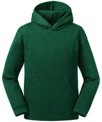 Russell Athletic Kids Authentic Hooded Sweatshirt - Bottle Green