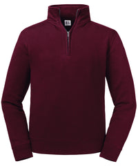 Russell Athletic Authentic ¼ Zip Sweatshirt - Burgundy