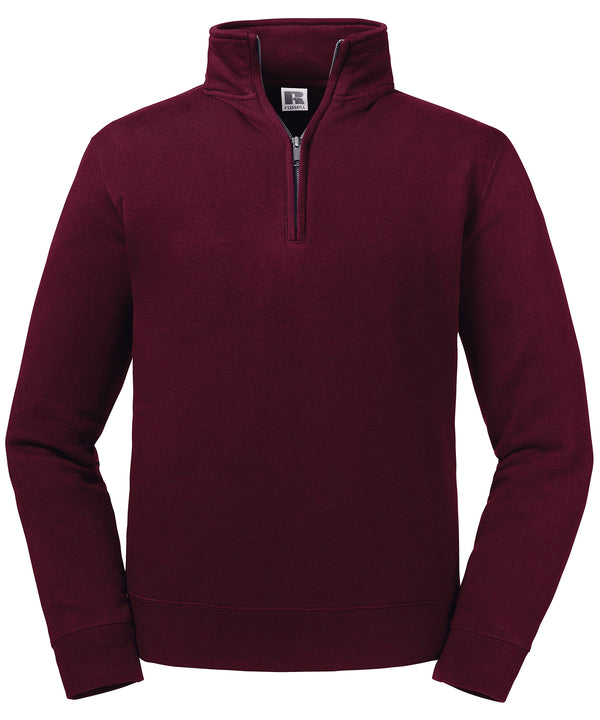 Russell Athletic Authentic ¼ Zip Sweatshirt - Burgundy