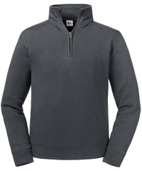 Russell Athletic Authentic ¼ Zip Sweatshirt - Convoy Grey