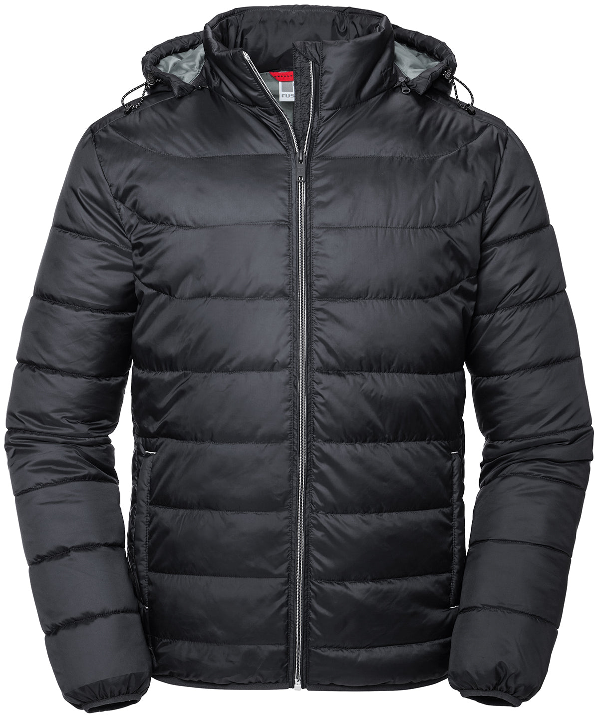 Russell Athletic Hooded Nano Jacket - Black