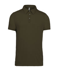 Kariban Jersey Knit Polo Shirt - Light Khaki