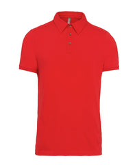 Kariban Jersey Knit Polo Shirt - Red