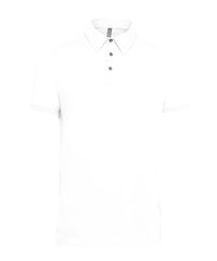 Kariban Jersey Knit Polo Shirt - White