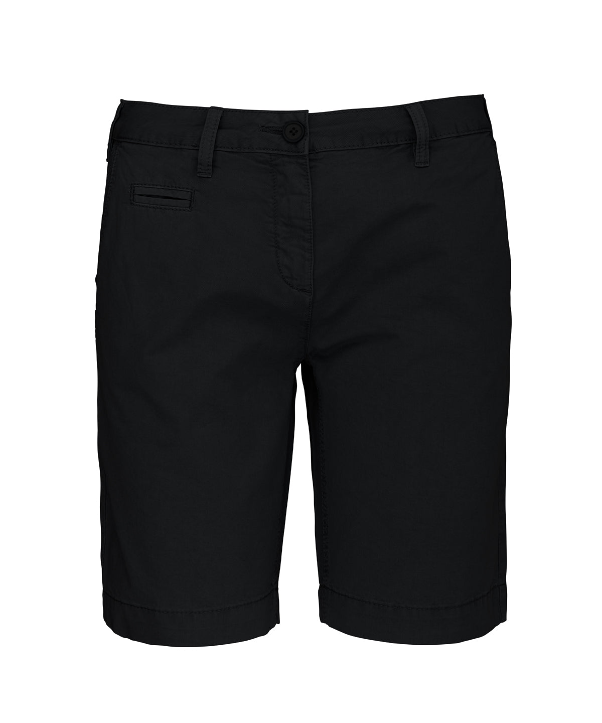 Kariban Ladies' Washed Effect Bermuda Shorts - Washed Charcoal