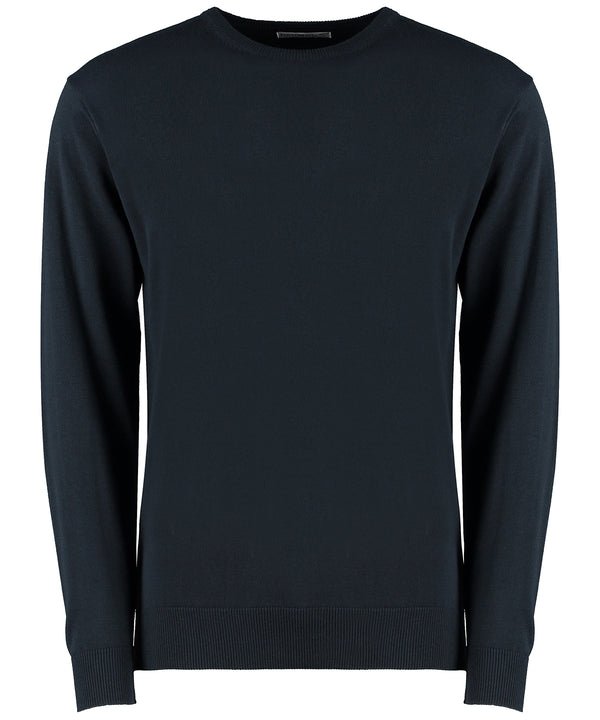 Kustom Kit Regular Fit Arundel Crew Neck Sweater - Navy