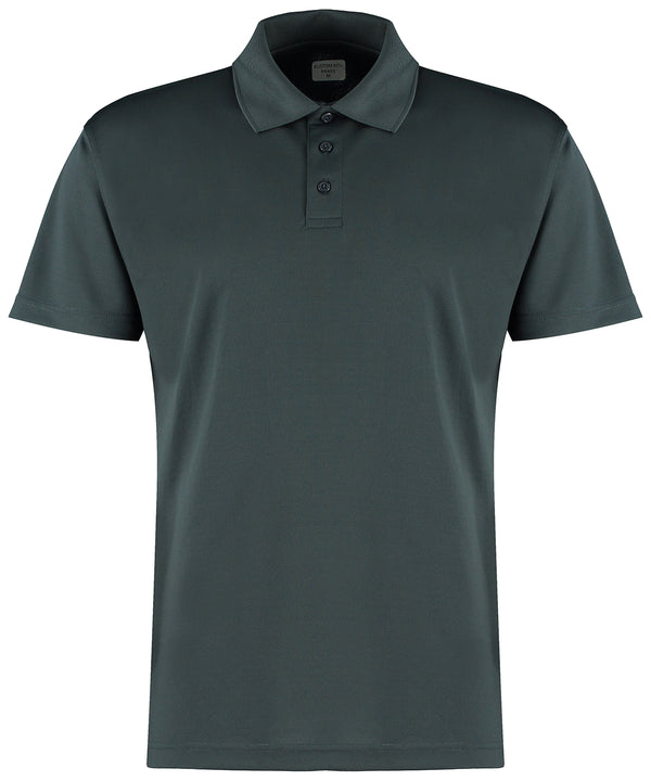 Kustom Kit Regular Fit Micro Mesh Polo with Cooltex® Plus - Graphite