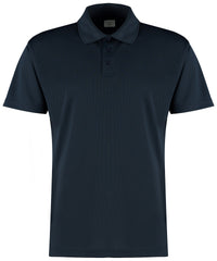 Kustom Kit Regular Fit Micro Mesh Polo with Cooltex® Plus - Navy