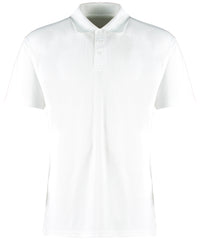 Kustom Kit Regular Fit Micro Mesh Polo with Cooltex® Plus - White