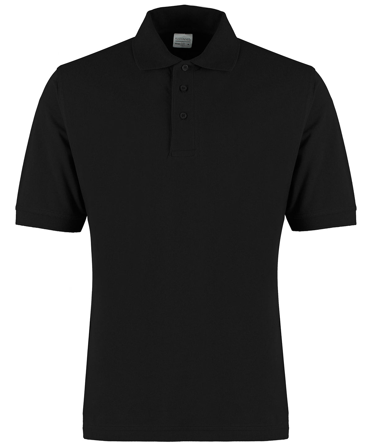 Kustom Kit Classic Fit Cotton Klassic Superwash® 60° Polo - Black