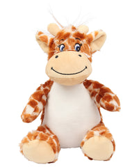Mumbles Printme Mini Teddy - Giraffe Brown