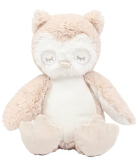 Mumbles Printme Mini Teddy - Owl Light Brown
