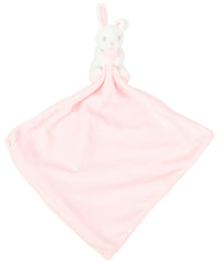 Mumbles Baby Animal Comforter with Rattle - Pink Rabbit