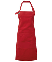 Premier Calibre Heavy Cotton Canvas Pocket Apron - Red