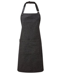 Premier Annex Oxford Bib Apron - Black