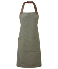 Premier Annex Oxford Bib Apron - Moss