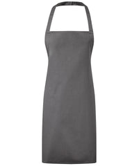 Premier Essential Bib Apron - Dark Grey