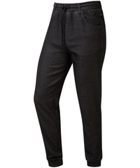 Premier Chef's Artisan Jogger Bottoms - Black Denim